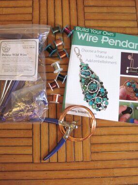 Wire Pendant Making Kit with Book